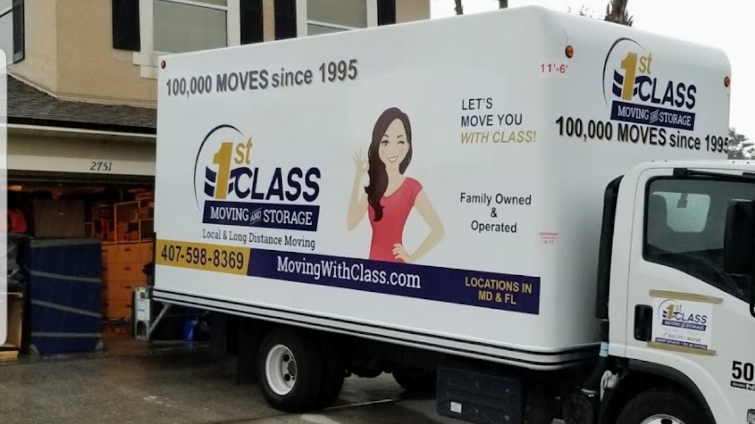 1st Class Moving and Storage