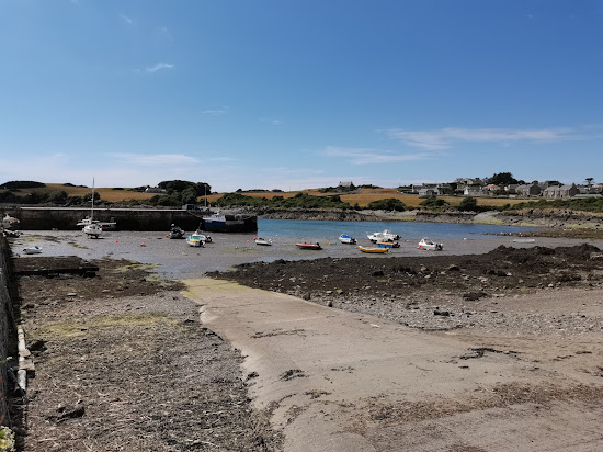 Isle Of Whithorn Harbour Beach