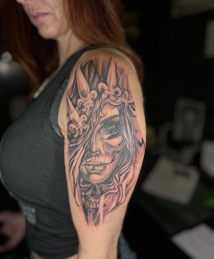 Explore halloween flash tattoo ideas, creative tattoo ideas in Peoria, available at Modern Ink Tattoo