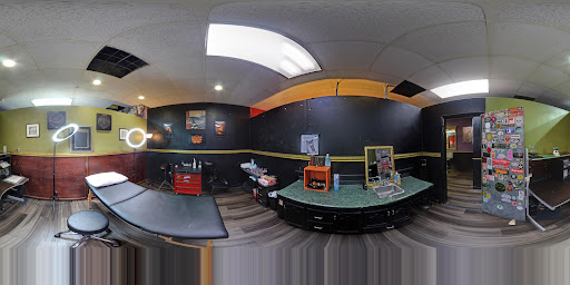 Explore street signs tattoo ideas, creative tattoo ideas in Orange Park, available at Big City Tattoo and Piercing