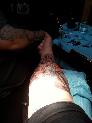 Explore small mountain tattoo ideas, creative tattoo ideas in Palmyra, available at Hallows Eve Tattoo