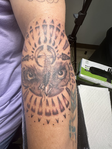 Explore tattoo family sleeve ideas, creative tattoo ideas in Kingsland, available at These Colors Dont Run Tattoo & Piercing