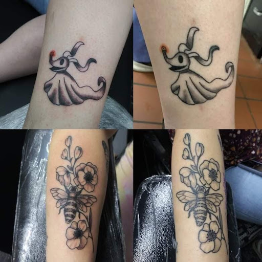 Explore barbie movie tattoo ideas, creative tattoo ideas in Dayton, available at Uppity Tattoos