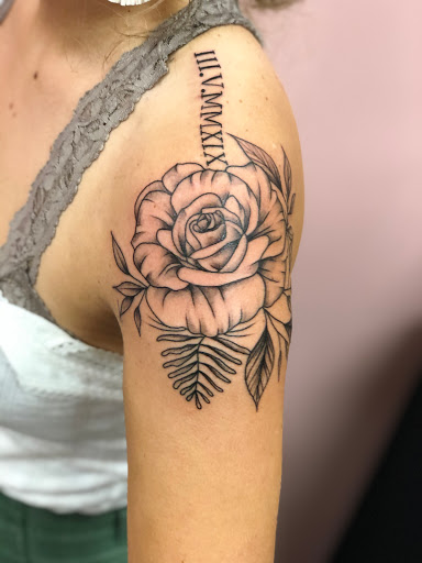 Explore phoenix tattoo ideas men, creative tattoo ideas in Batavia, available at The Pretty Pin-Up Tattoo Parlor