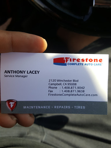 Tire Shop «Firestone Complete Auto Care», reviews and photos, 2120 Winchester Blvd, Campbell, CA 95008, USA