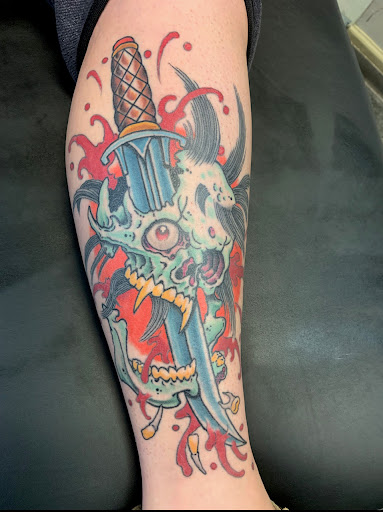 Explore lucky penny tattoo ideas, creative tattoo ideas in Harrisonburg, available at Alley Cat Tattoo