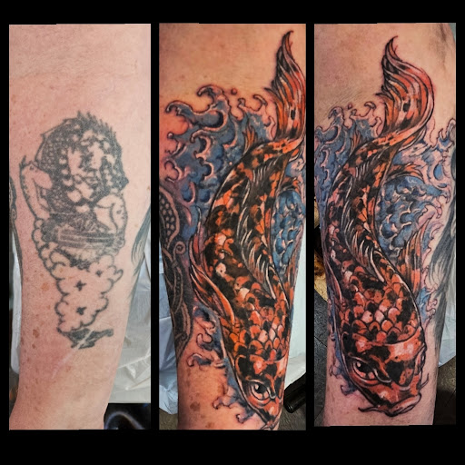 Explore hand tattoo ideas simple, creative tattoo ideas in Toledo, available at Cross Over Tattoo Studio