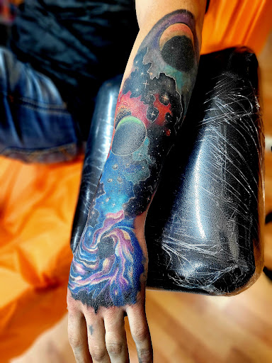 Explore jjk tattoos ideas, creative tattoo ideas in Benton, available at Spectrum Tattoo