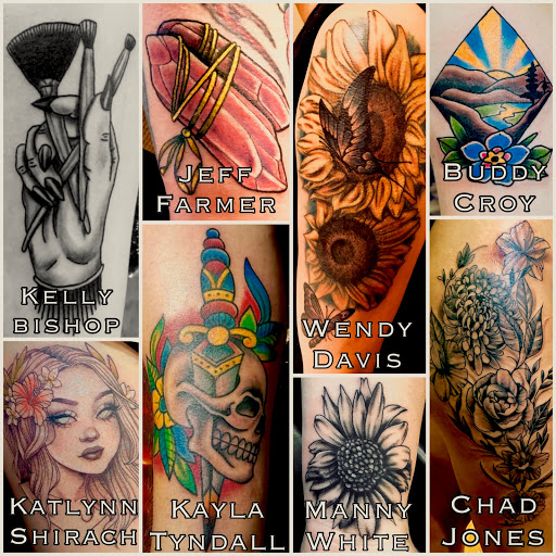Explore drug addiction tattoo ideas, creative tattoo ideas in Covington, available at Cupid Slave Tattoo Company