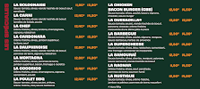 Menu / carte de Le Kiosque à Pizzas Thouars à Sainte-Verge