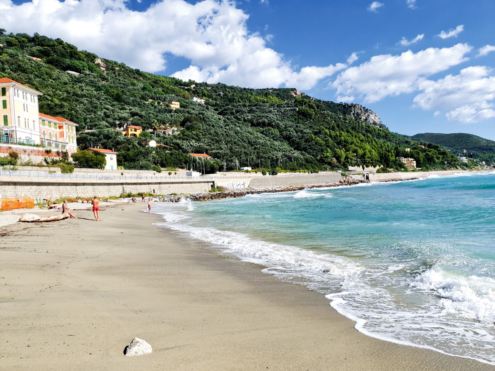 Fotografie cu Spiaggia di Selva cu o suprafață de nisip maro