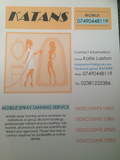 Mobile Spray Tanning Service Availiable@KATANS