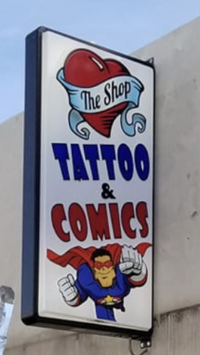 Explore bluebird tattoo ideas, creative tattoo ideas in Alamosa, available at The Shop Tattoo & Comics