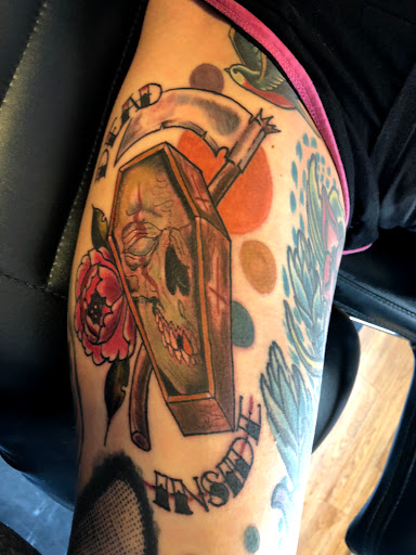 Explore roman catholic tattoo ideas, creative tattoo ideas in Portland, available at Art Immortal Tattoo and Piercing