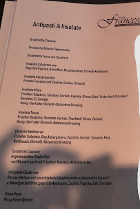 Ristorante & Pizzeria Francesca Kronach à Kronach menu