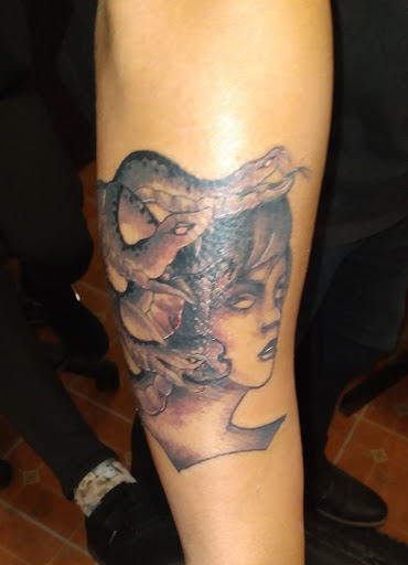 Explore african warrior tattoo ideas, creative tattoo ideas in Yucaipa, available at Gaslamp Tattoo Gallery