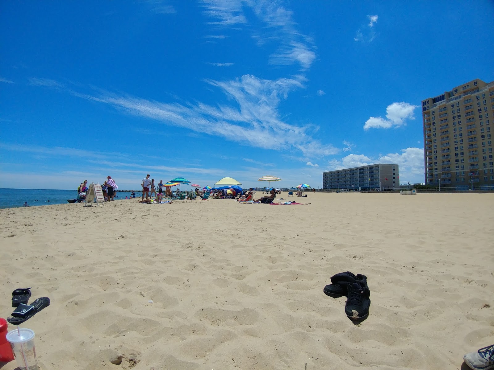 Fotografija Grommet Island beach z turkizna čista voda površino