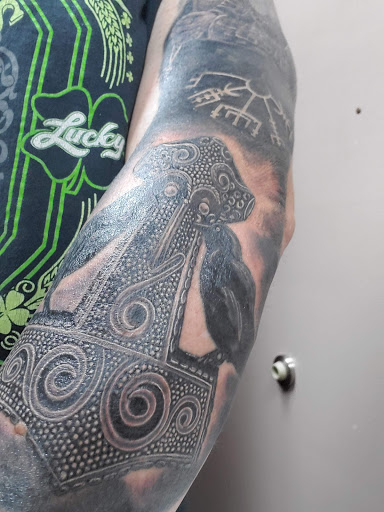 Explore family tattoo sleeve ideas, creative tattoo ideas in Clawson, available at Eternal Tattoos