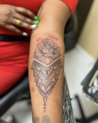 Find best dog tattoo ideas for your next unique tattoo in Warner Robins at Pen & Portrait Tattoos