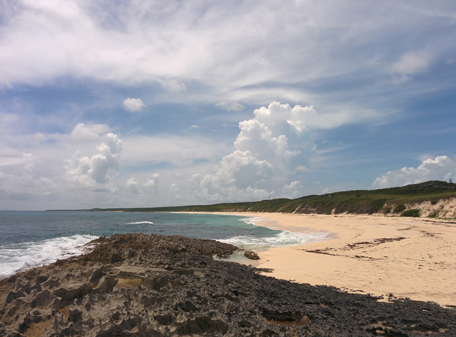 Surfer's beach的照片 带有宽敞的海岸