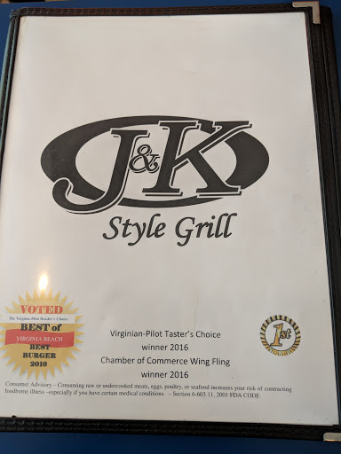 American Restaurant «J&K Style Grill», reviews and photos, 6557 College Park Square, Virginia Beach, VA 23464, USA