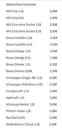 Carte du Café & Crêperie Mia à Leipheim