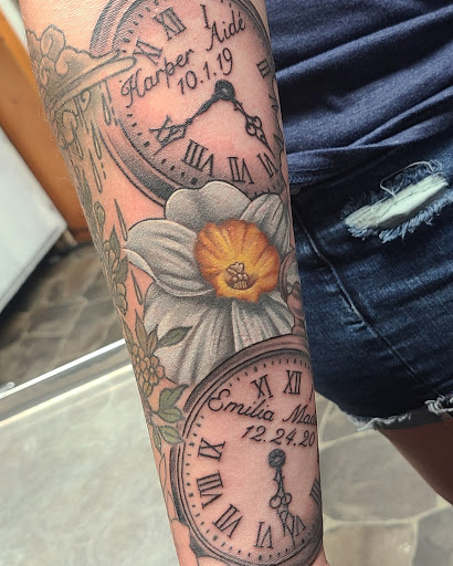 Explore pretty tattoo ideas for women, creative tattoo ideas in Stetsonville, available at Solace Ink Company LLC