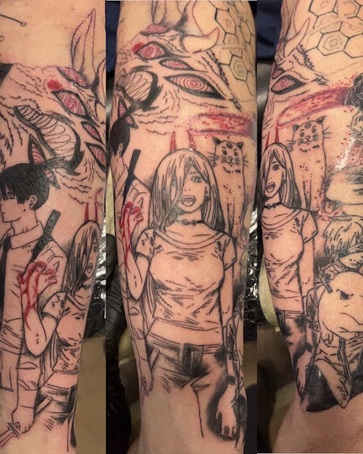 Explore egyptian chest tattoo ideas, creative tattoo ideas in Sunbury, available at Spot of Ink