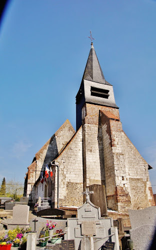 Église catholique Saint-Firmin à Marles-sur-Canche et son Cimetière à Marles-sur-Canche