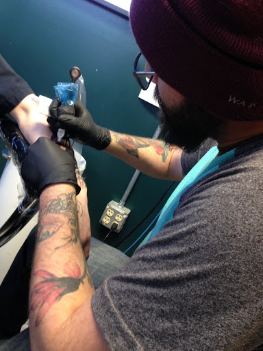 Explore cute thigh tattoo ideas, creative tattoo ideas in Kent, available at War Horse Ink