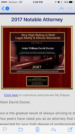 Personal Injury Attorney «Dozier Law Firm, LLC», reviews and photos