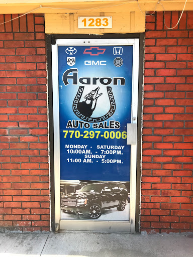 Aaron Auto Sales, 1283 Industrial Blvd, Gainesville, GA 30501, USA, 