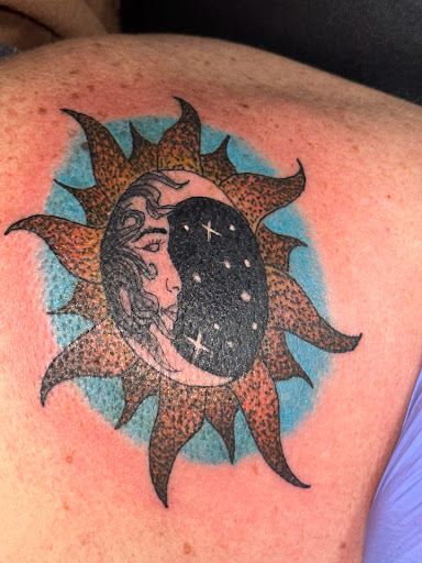 Explore partial sleeve tattoo ideas, creative tattoo ideas in Plattsburgh, available at Ink by Lace LLC