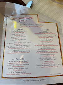Le Chalet Saint-Michel à Paris menu