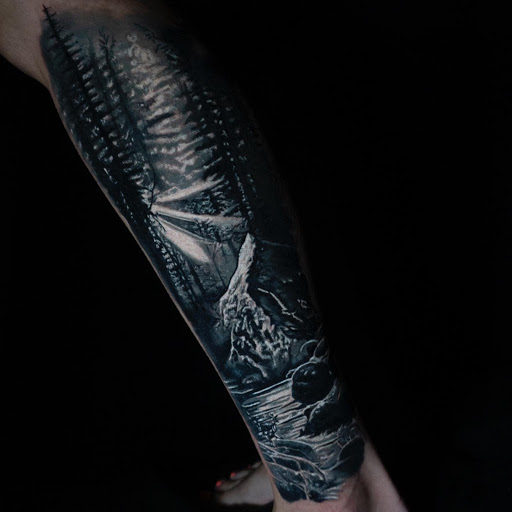 Explore black panther party tattoo ideas, creative tattoo ideas in San Marcos, available at The War Room Tattoo Studio (By Appointment only)