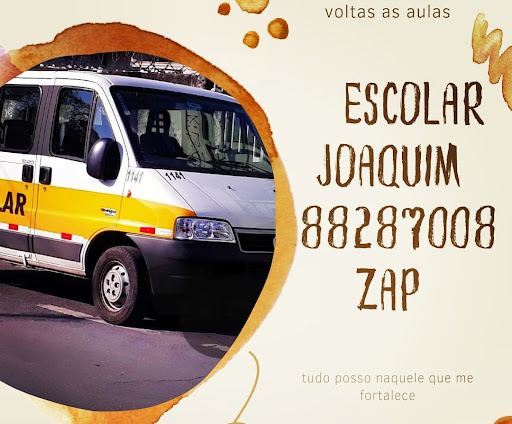 Logo da empresa - Transporte escolar - Joaquim