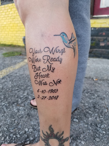 Explore laugh now cry later tattoo ideas, creative tattoo ideas in Meridian, available at SK-Tattoo1