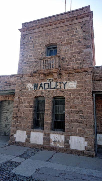 Estacion de tren. Wadley. San Luis Potosi. México.