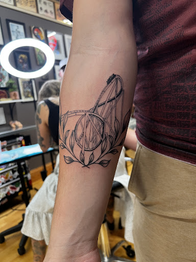 Explore sniper tattoo ideas, creative tattoo ideas in Muncie, available at Fox & Sparrow Tattoo