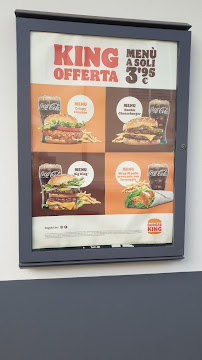 Menu / carte de Burger King à Imperia