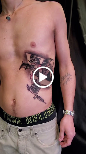 Explore one piece tattoos ideas, creative tattoo ideas in Riverside, available at Darkstar Tattoo CA