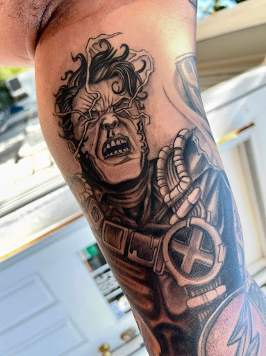 Explore gear tattoo ideas, creative tattoo ideas in Castle Rock, available at Castle Rock Tattoo and Laser Removal Co.