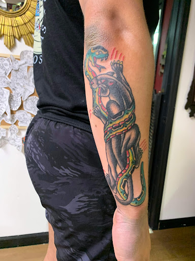 Explore tattoo ideas forearm men, creative tattoo ideas in Shallotte, available at Crows Nest Tattoo