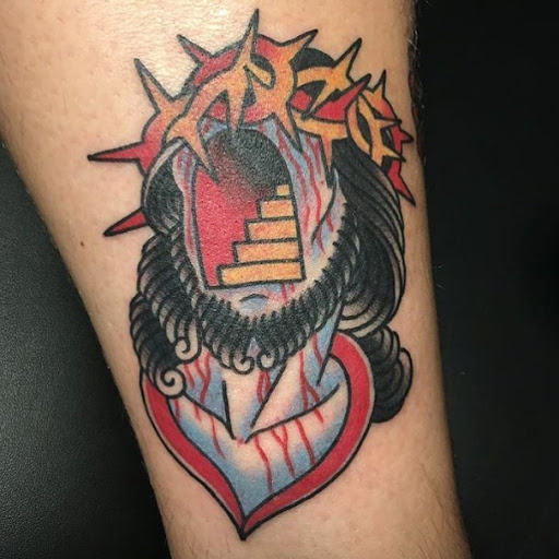 Explore left hand tattoo ideas, creative tattoo ideas in Wappingers Falls, available at Graceland Tattoo