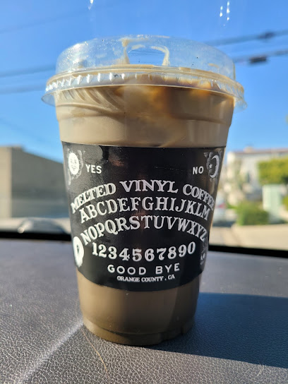 melted vinyl coffee