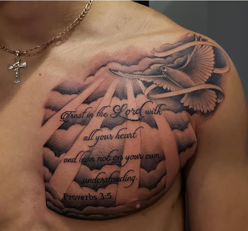 Explore tattoo ideas back of neck, creative tattoo ideas in Fort Wayne, available at Grade A Tattoos and Body Piercing
