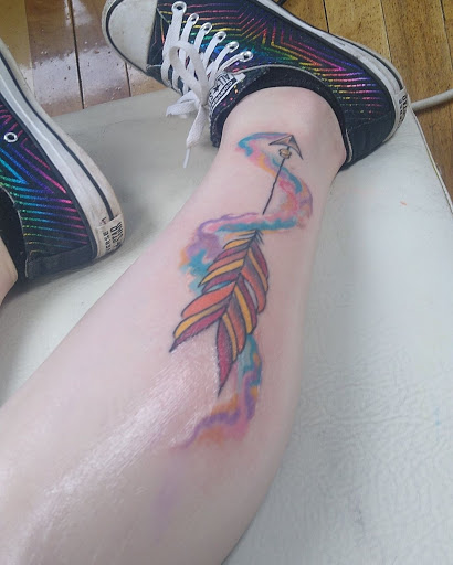 Explore women's forearm tattoo ideas, creative tattoo ideas in Houghton, available at Edge Tattoo Inc