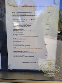 Restaurant allemand Gasthof zum Vogelsiedler GbR à Zwickau (la carte)