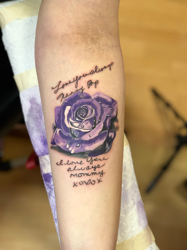 Explore cool name tattoo ideas, creative tattoo ideas in Wappingers Falls, available at Leo Tats Tattoo
