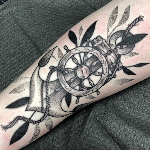 Explore spider-man tattoo ideas, creative tattoo ideas in Savannah, available at tattoos by delan